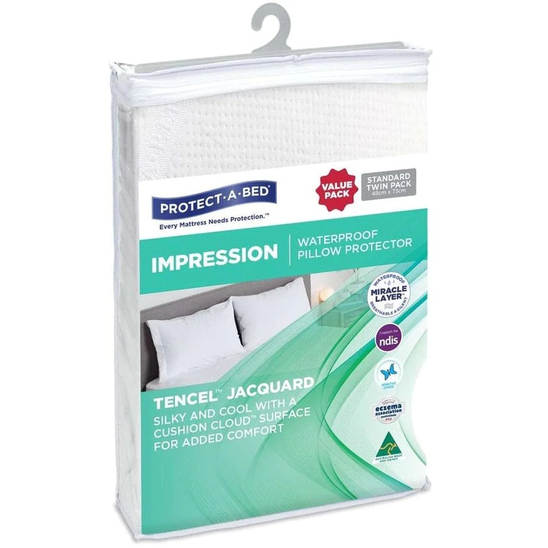 Protect A Bed Impression Pillow Protectors Twin Pack