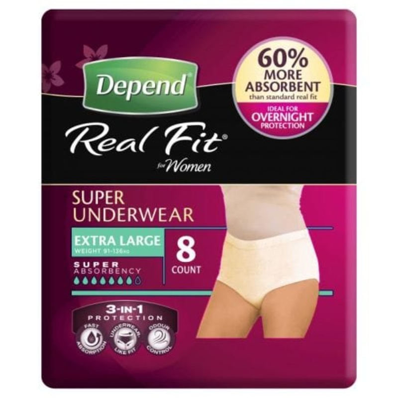 Depend Real Fit for Women Super