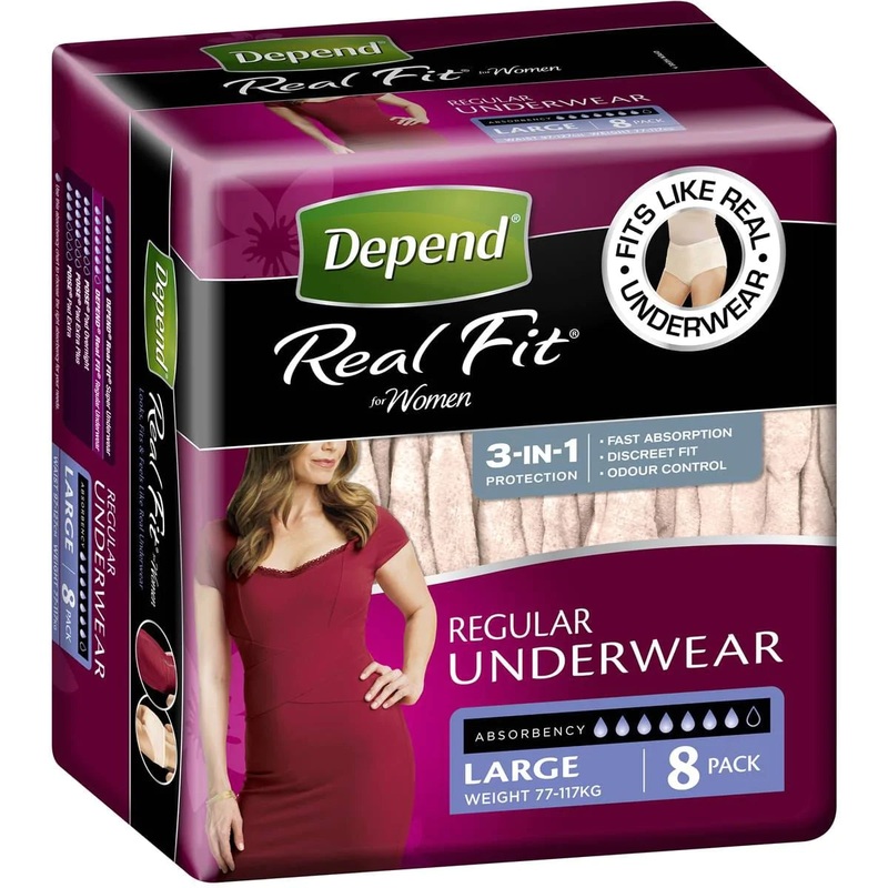 Depend Real Fit for Women Underwear