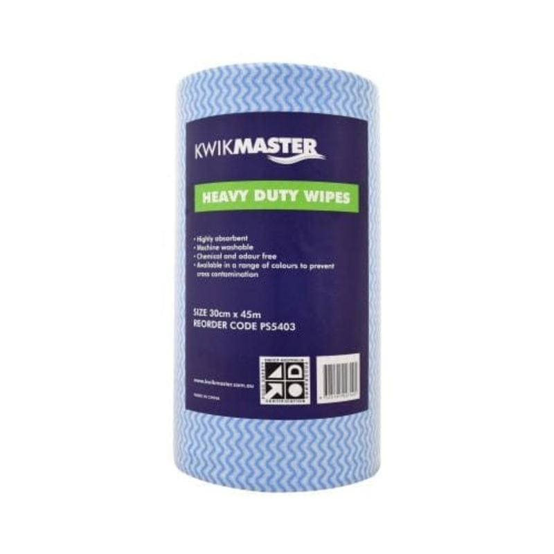 Kwikmaster Wipe Heavy Duty|Each|Carton of 6