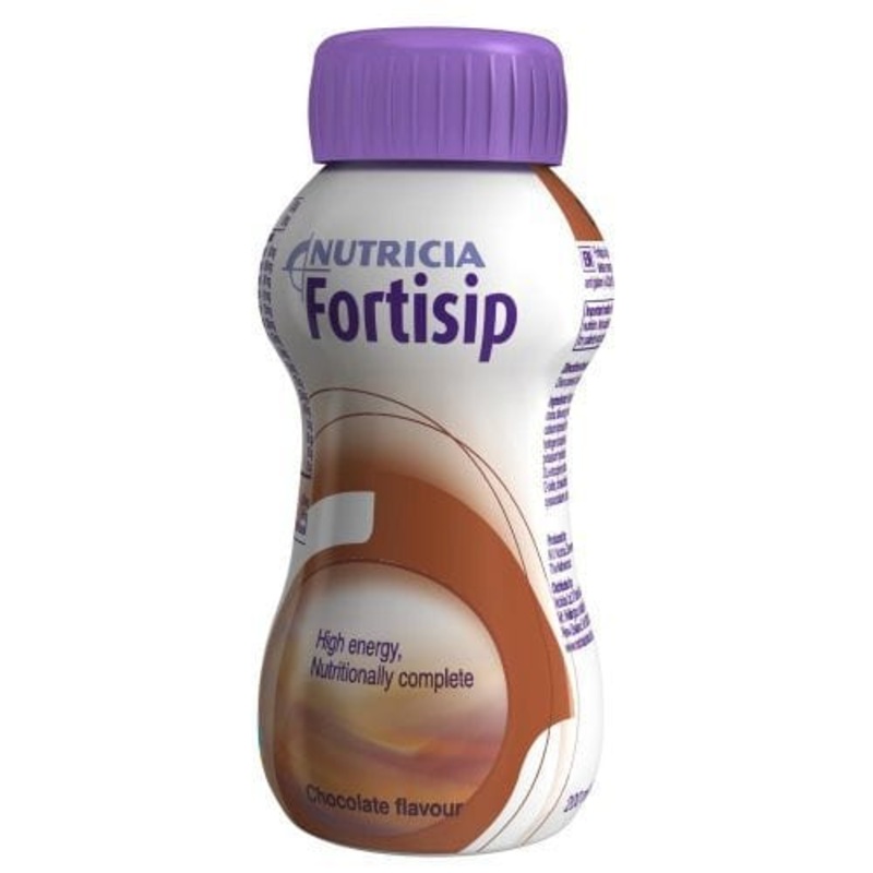 Nutricia Fortisip 200ml|Banana|Chocolate|Strawberry|Vanilla|Carton of 24