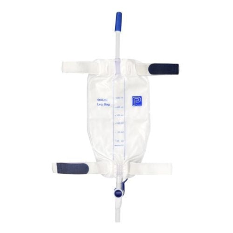 Premier Leg Bag 500ml button strap