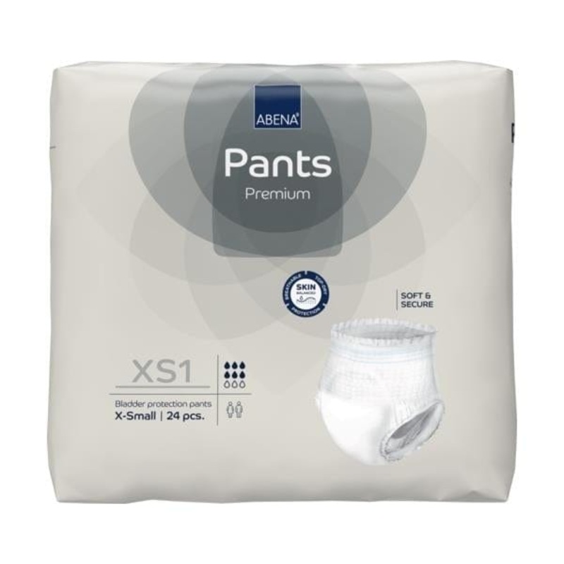 Abena Pants XS1|Packet of 24|Carton of 96