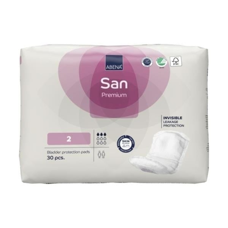 Abena San 2 Premium L/Purple|Pack of 30|Carton of 240