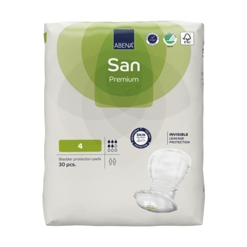 Abena San 4 Premium Green|Pack of 30|Carton of 270