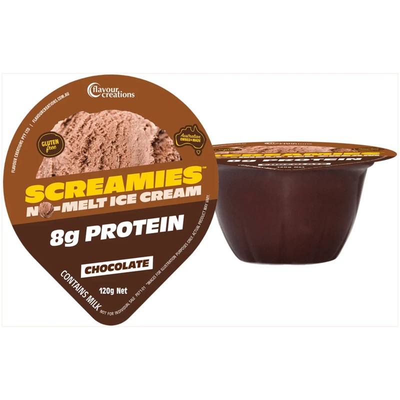 Flavour Creations Screamies No Melt Ice Cream Protein Chocolate