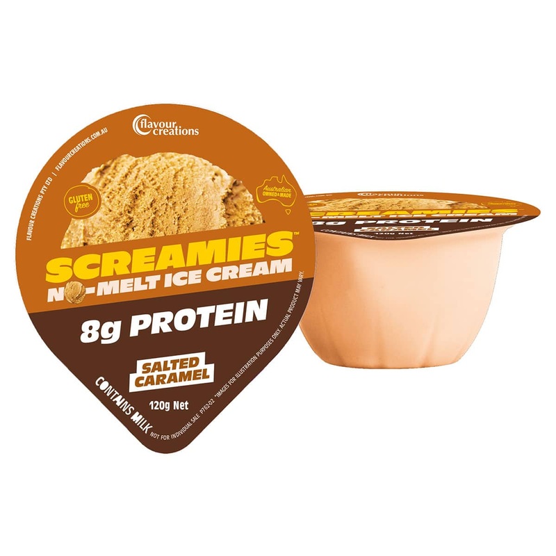 Flavour Creations Screamies No Melt Ice Cream Protein Salted Caramel