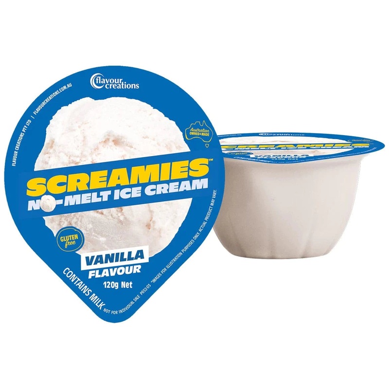 Flavour Creations Screamies No Melt Ice Cream Vanilla