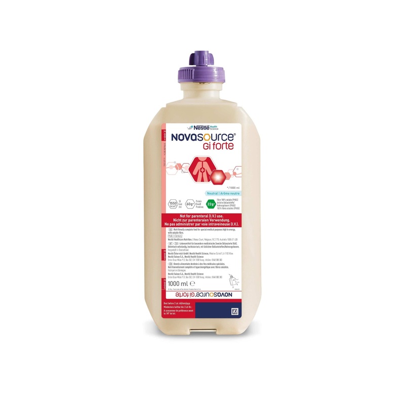 Nestle Novasource GI Forte SmartFlex – Neutral 1000mL RTH Bottle