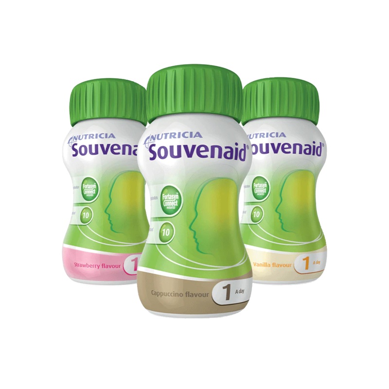 Nutricia Souvenaid 125mL|Vanilla|Strawberry|Cappuccino|Carton of 24
