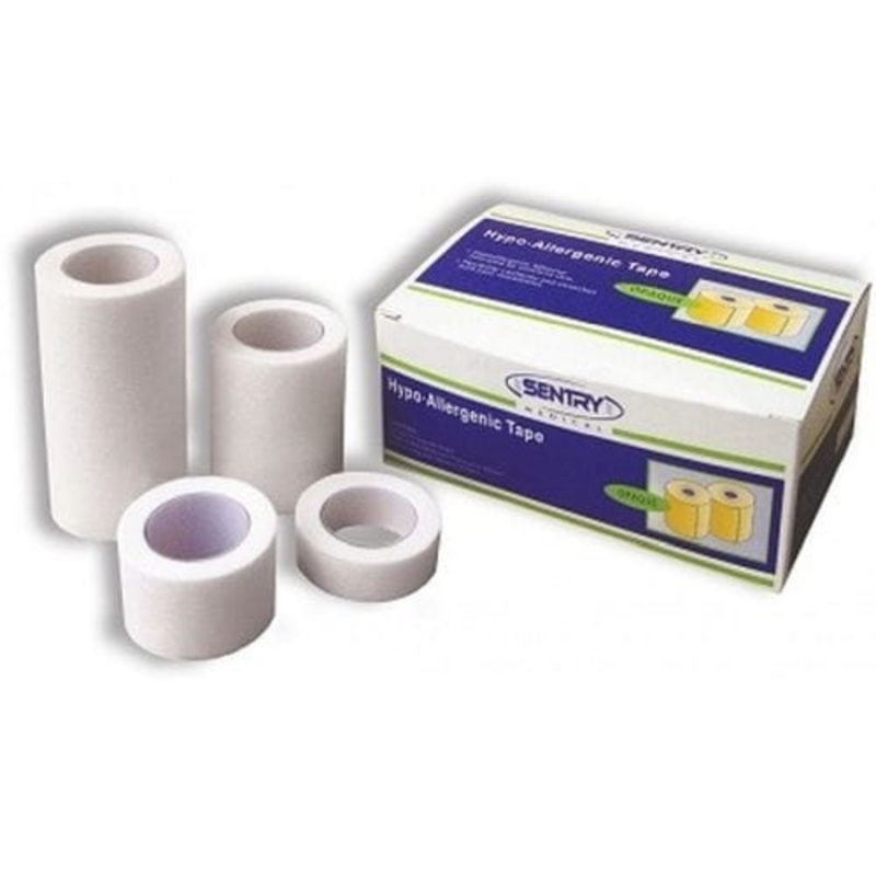 Sentry Medical Tape Porous|12mm|25mm|75mm|Box of 24|Box of 12|Box of 4|Each
