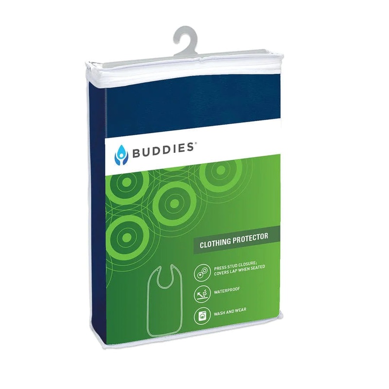 Buddies Clothing Protector|Navy|Pale Blue|Tartan