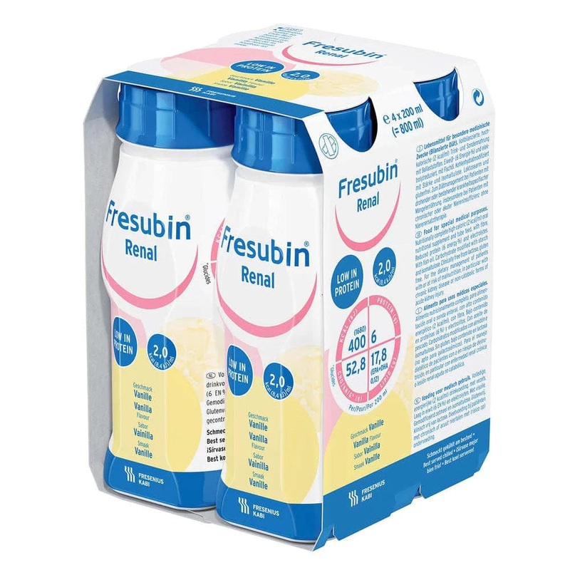 Fresubin Renal – Vanilla|Carton of 24|Pack of 4