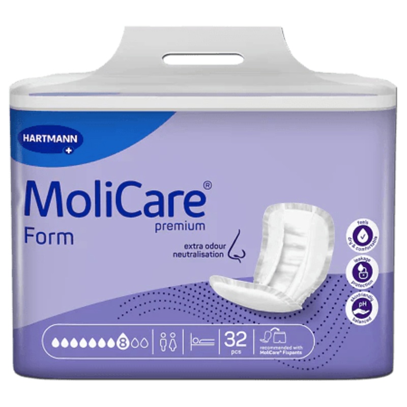 MoliCare Premium Form 8 Drops|8 Drops|Pack of 32|Carton of 128