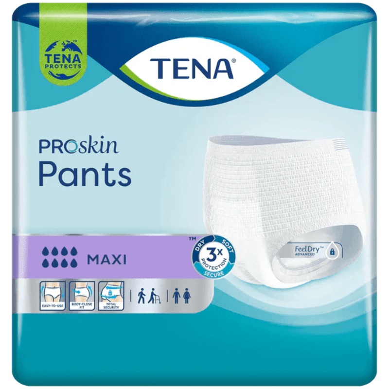 Tena Pants Maxi Large|Pack of 10|Carton of 40