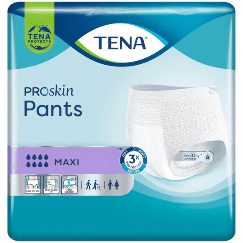 Tena Pants Maxi XLarge|Pack of 10|Carton of 40