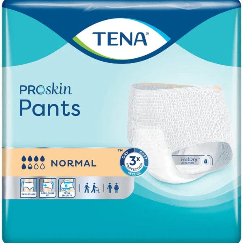 Tena Pants Normal M|Packet of 18|Carton of 72