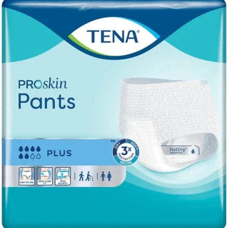 Tena Pants Plus XXLarge|Pack of 12|Carton of 48