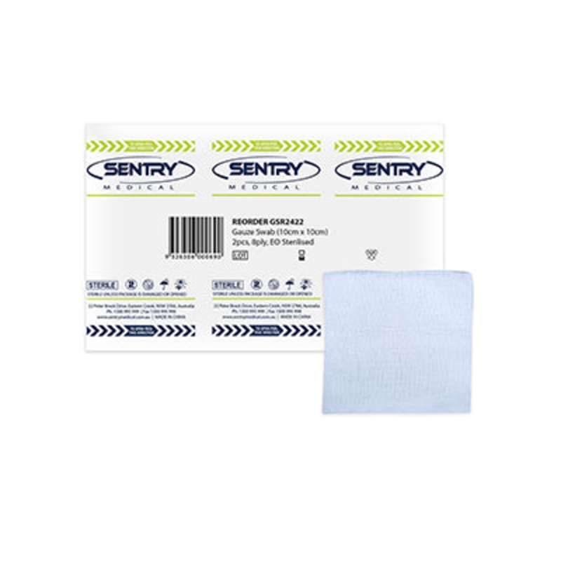 Gauze Swabs 10x10cm 5’s 8ply ST