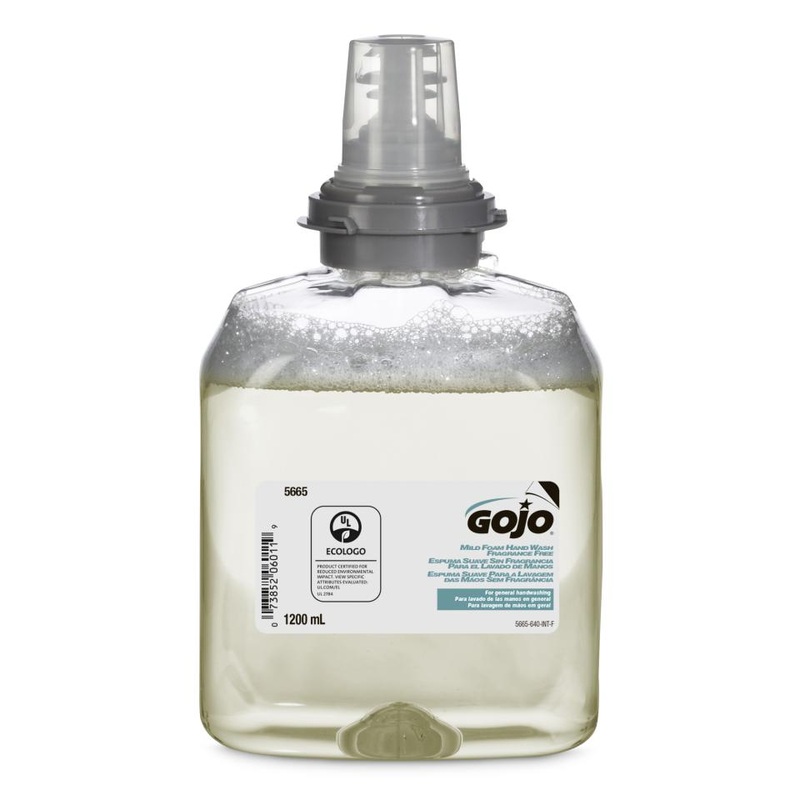 Gojo Mild Foam Hand Wash Fragrance Free 1200mL TFX Refill