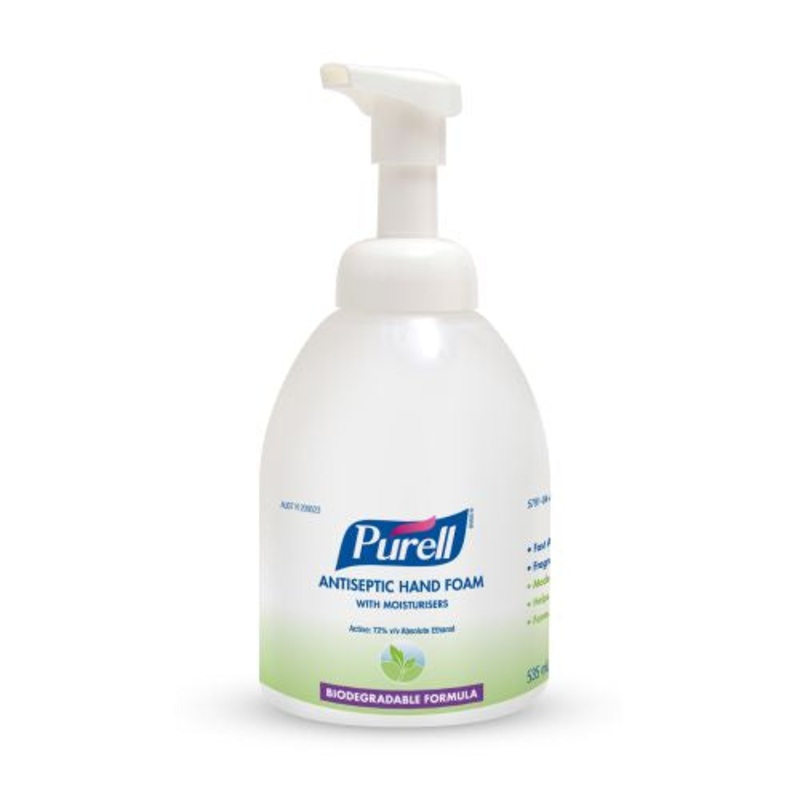 Gojo Purell Antiseptic Hand Foam 535ml Table Top Pump Bottle
