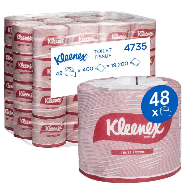 Kleenex Toilet Paper Roll 2ply Deluxe 400 Sheets