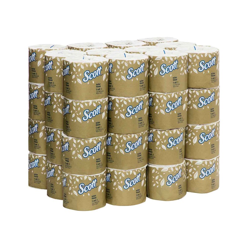 Scott Toilet Tissues 2ply Roll White 400sht