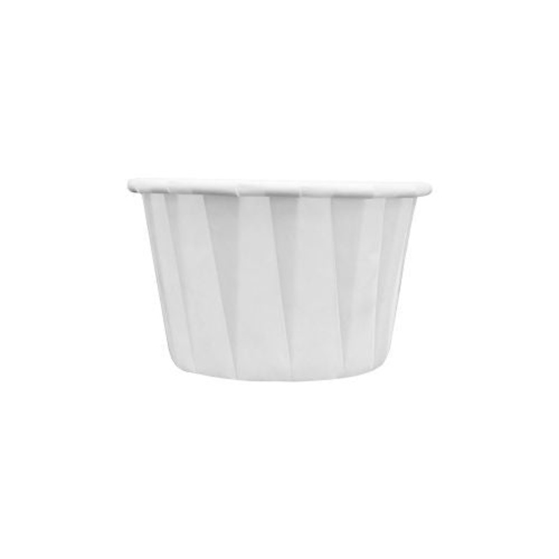 Sustain Paper Portion Cup Pleated White 35mL