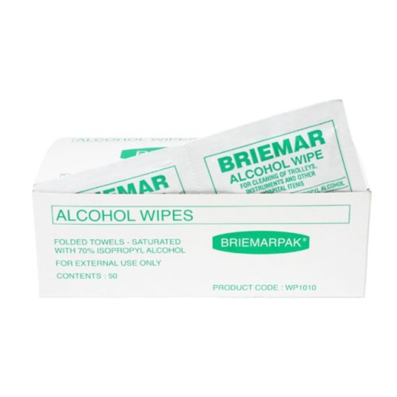Briemarpak Alcohol Wipes Paper