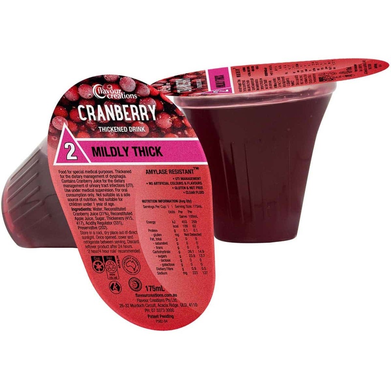 Flavour Creations Cranberry Thickened Drink