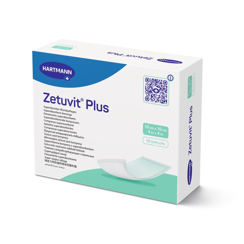 Hartmann Zetuvit Plus 10x10cm Sterile