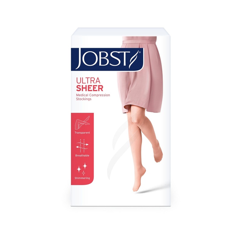 JOBST Ultrasheer Petite Length Knee High Beige