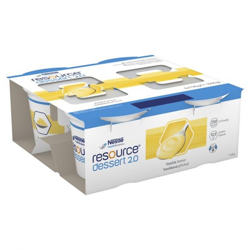 Nestle Dessert 2.0 Vanilla 4 x125g