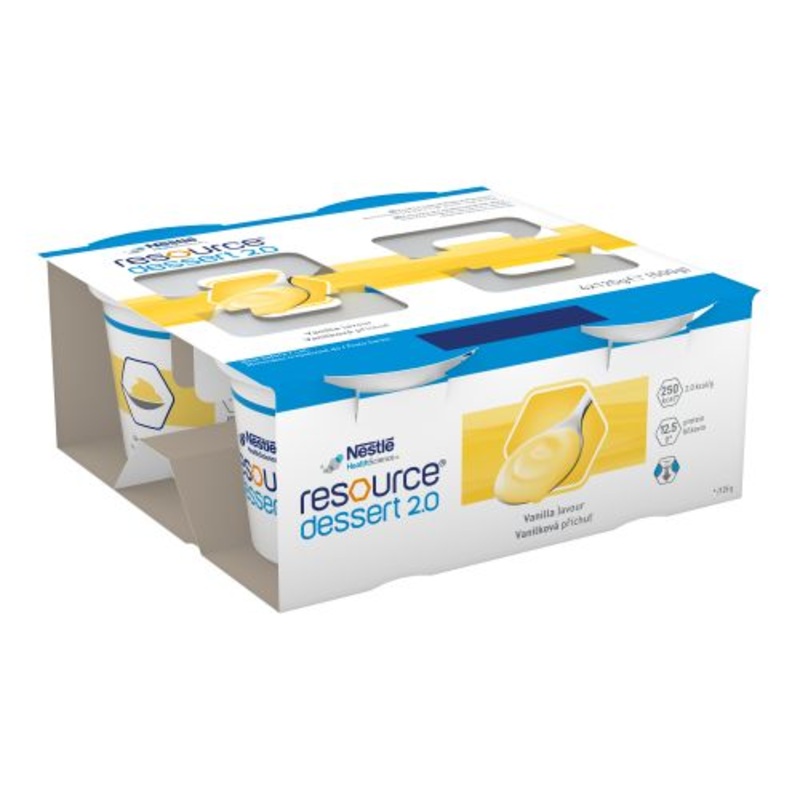 Resource Crema 2.0 4 x125g|Vanilla|Chocolate|Caramel|Carton of 24