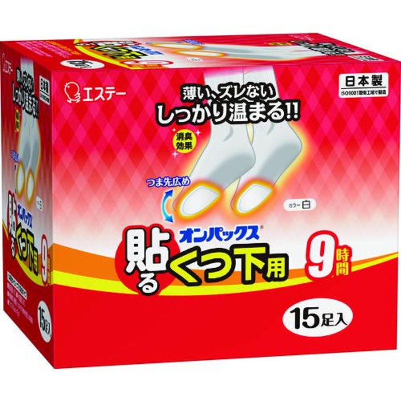 ST CORPORATION Onpax Sticky Socks Warmer White 15pcs