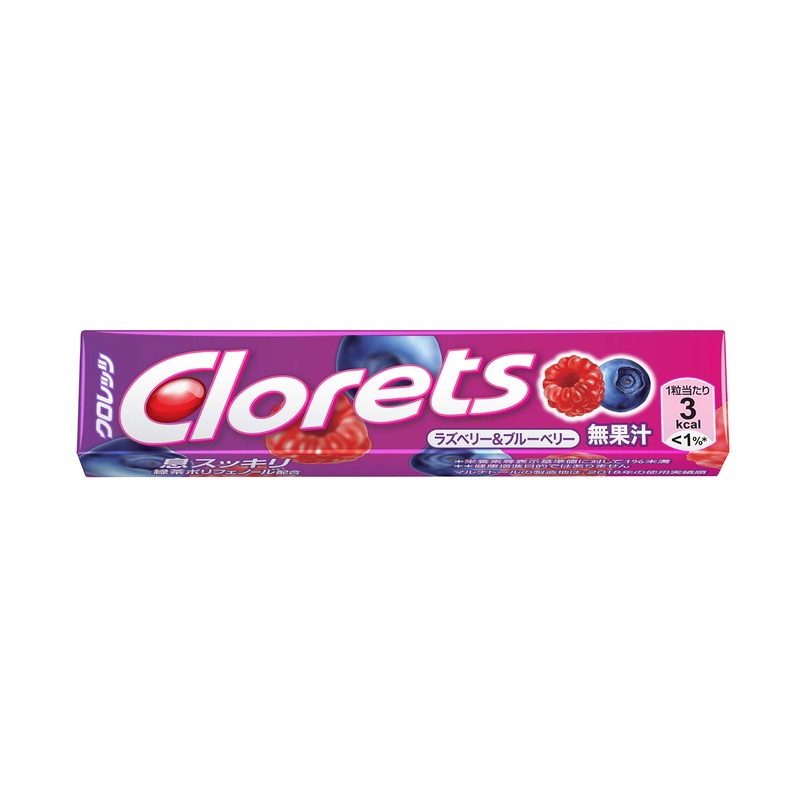 CLORETS Xp Gum Raspberry & Blueberry 14pcs