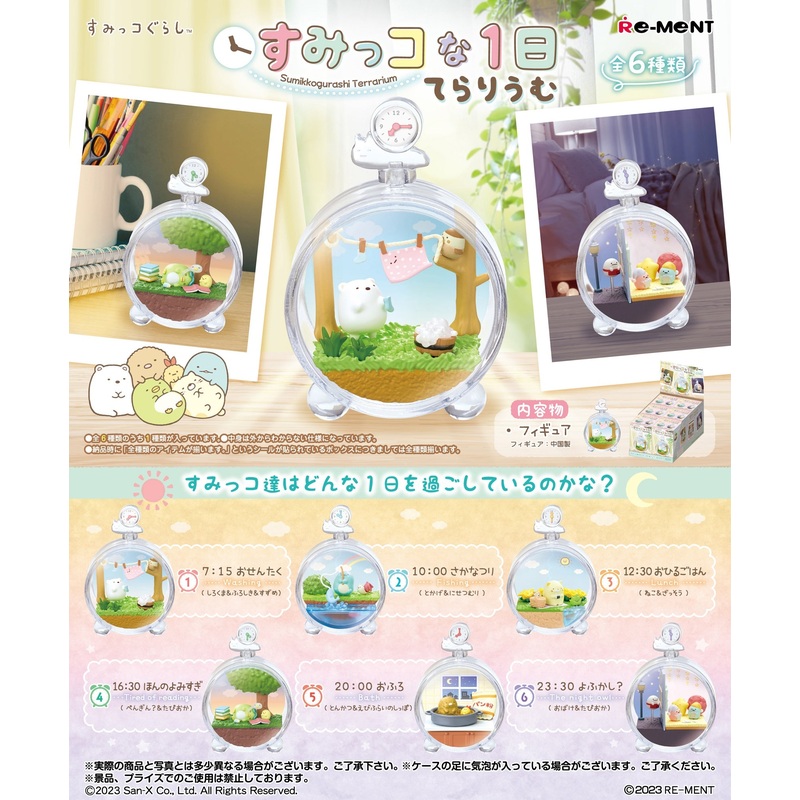 RE-MENT Sumikkogurashi Terrarium Figure