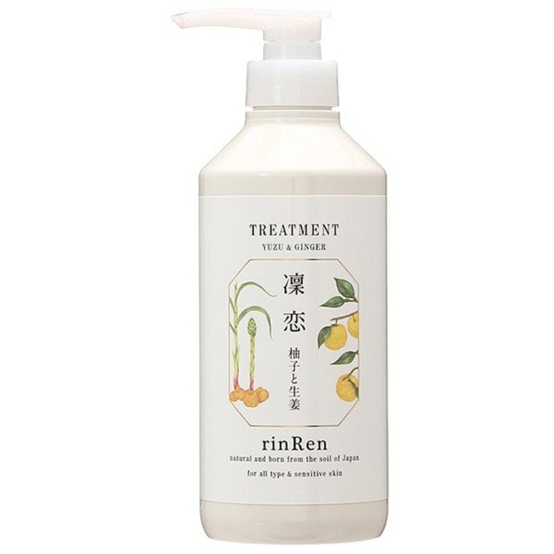 RINREN Remedial Conditioner-Yuzu & Ginger (Volume & Strength) 520ml