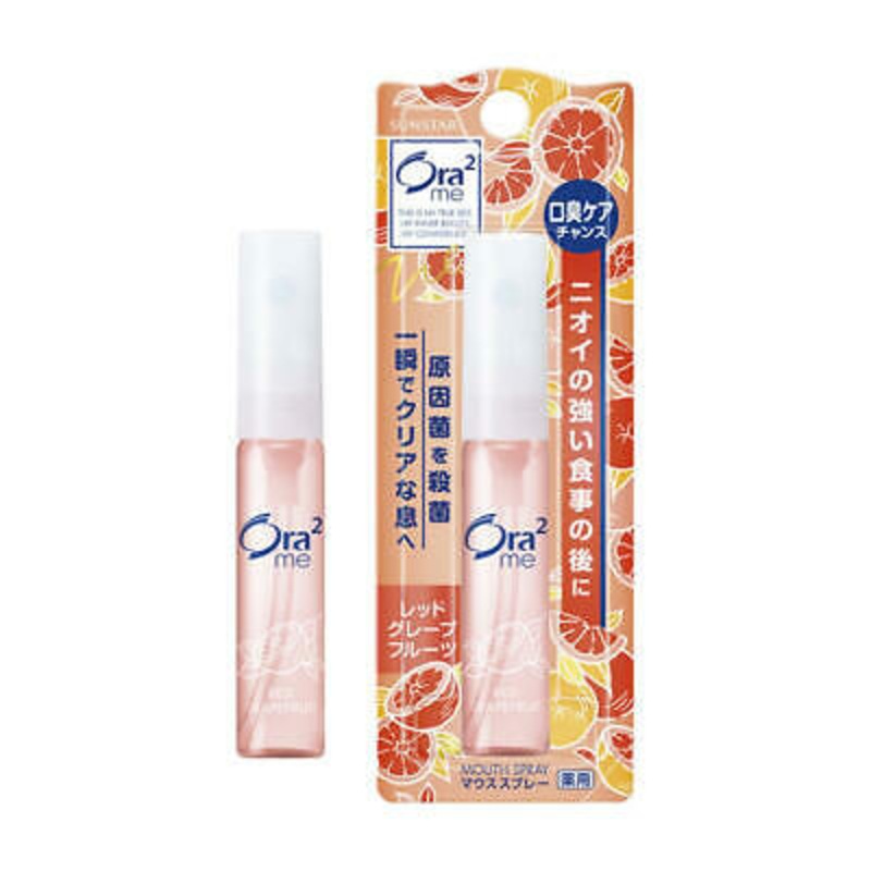 SUNSTAR Ora2 me Mouth Spray Oral Breath Freshener Red Grapefruit 6ml