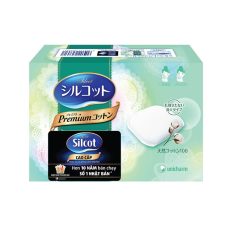 UNICHARM Silcot Premium Soft and Rich Touch Cotton 86pcs