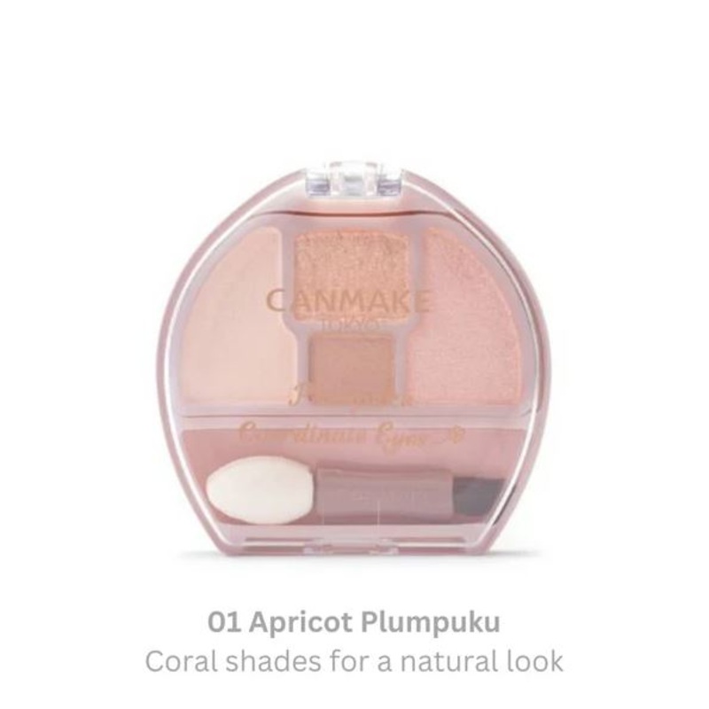 CANMAKE Plampuku Coordinate Eyes 01 Apricot Plumpuku 1.4g