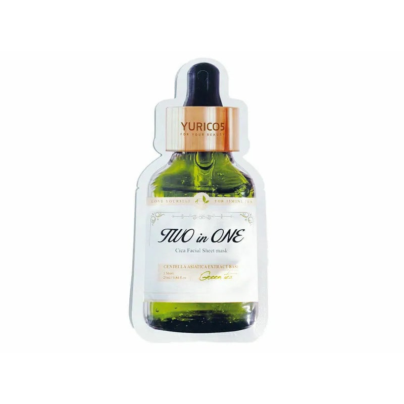 CICA Two In One Cica Facial Sheet Mask Green Tea 1P
