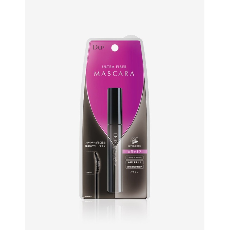D-UP Ultra Fiber Mascara #Black 1PC