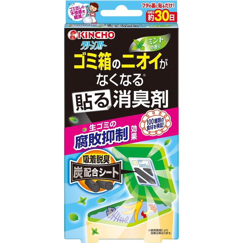 KINCHO Clean Flow Repels Odors Of Trash Can (Mint Scent) 1P