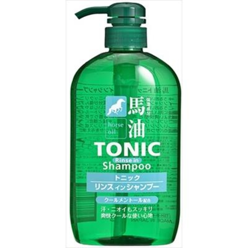 KUMANO Men’s Care Horse Oil 2-in-1 Tonic Conditioning Shampoo 600ml