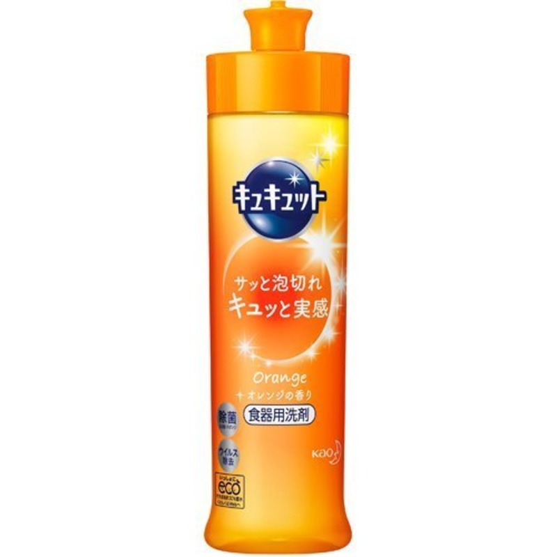 KAO Cucute Dishwashing Liquid Orange 240ml