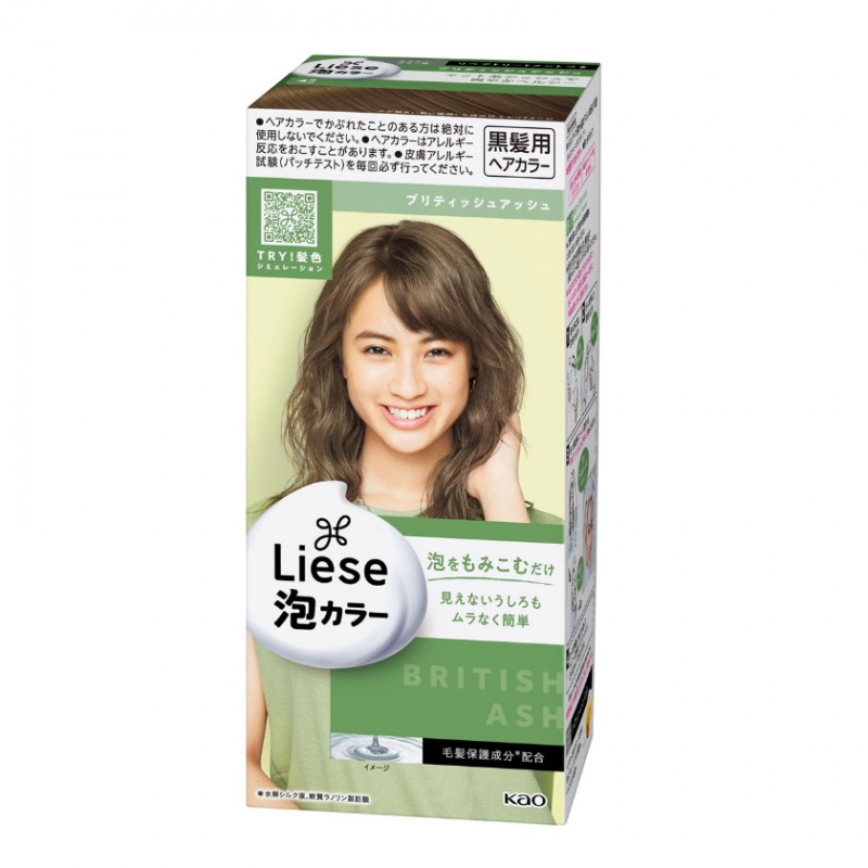 KAO Liese Prettia Foam Hair Dye British Ash