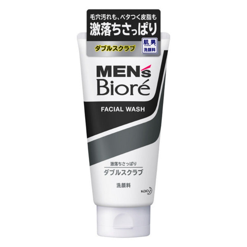 KAO Men’s Biore Facial Wash Double Scrub 130g