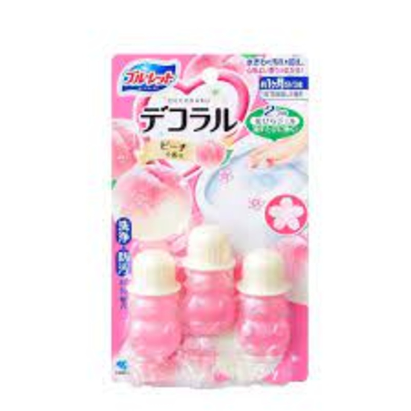 KOBAYASHI Toilet Bowl Deodorant #Pink Peach Scent 3pcs