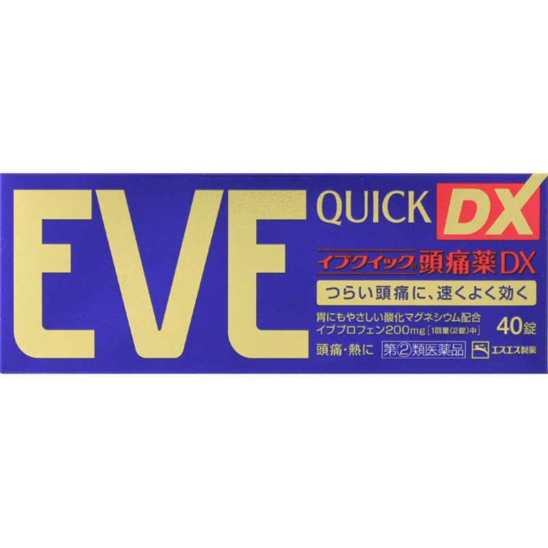 SS PHARMACEUTICAL Eve Quick Headache Medicine Dx 40 Tablets